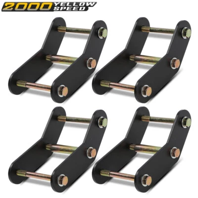 Fit For 1987-1995 Jeep Wrangler YJ Front+Rear 2" Shackle Relocation Lift Kit New - Image 1 of 4