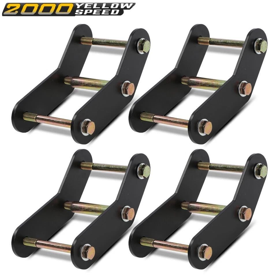 Fit For 1987-1995 Jeep Wrangler YJ Front+Rear 2" Shackle Relocation Lift Kit New - Image 1 of 4