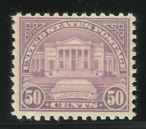 US 1922 Old American Presidential Series 50c Lilac MM Mint Good Condition - Picture 1 of 1