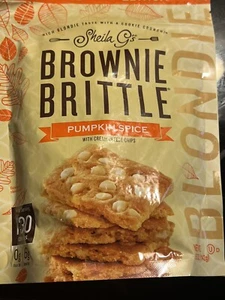 Sheila G's Pumpkin Spice Blondie Brownie Brittle edizione limitata, 5 oz - Foto 1 di 2
