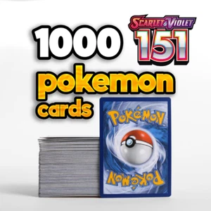 1000 Pokemon 151 MEWen English Pokemon Cards - Bulk Lot Pack - Picture 1 of 1