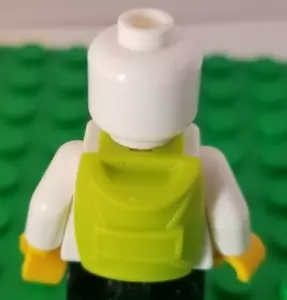 LEGO Minfigur Skydiver Fallschirmspringen Pack Rucksack grün Fallschirm Sport Extreme - Bild 1 von 1