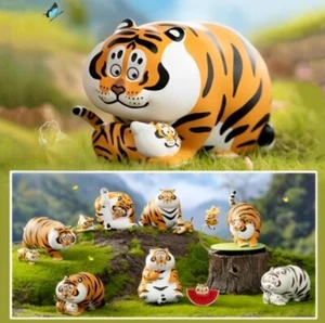 52TOYS Panghu Fat Tiger with Baby Series 2 Happy Moment Confirmed Blind Box Toy - Bild 1 von 10