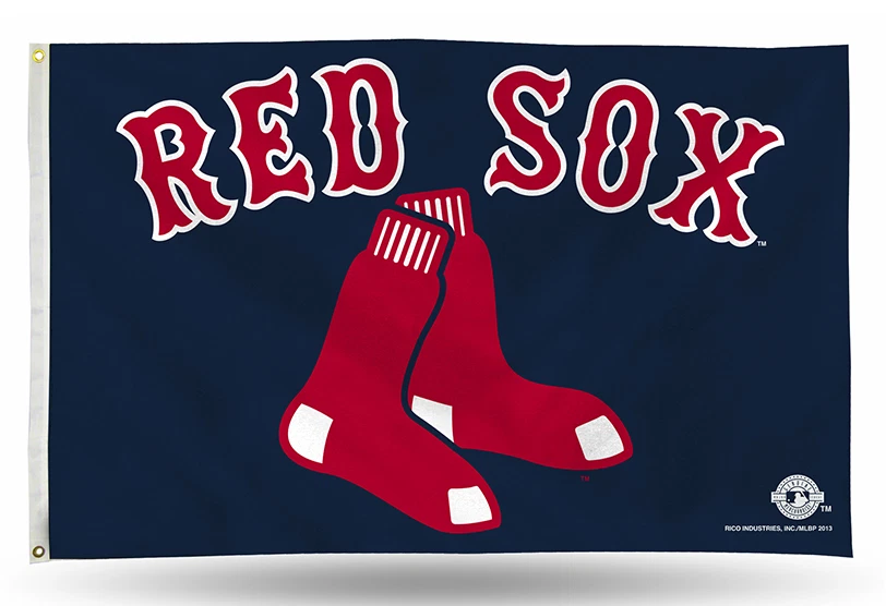3x5 outdoor Flag - MLB Baseball - Boston Red Sox  - Image 1 of 1