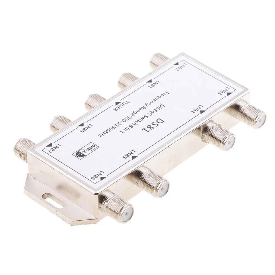 8x1 Diseqc Switch 8 Satellites in 1 Output Waterproof - Image 1 of 4