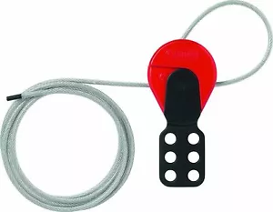ABUS C509 Safelex Universal Cable Safety Lockout 9 ft. sheathed metal cable - Picture 1 of 1