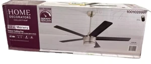 PARTS ONLY Merwry 52 in. LED Indoor Brushed Nickel Ceiling Fan Replacement Parts - Picture 1 of 24