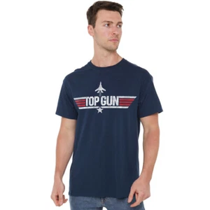 Top Gun Logo T-Shirt S-2XL, Navy - Picture 1 of 5