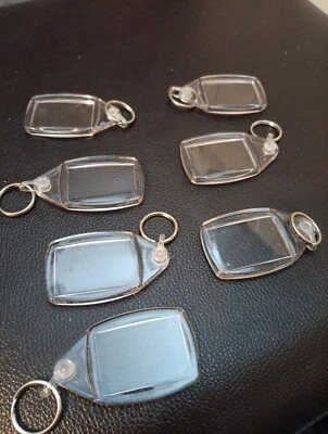  Promotion Marketing Display Custom Business Keyrings Key Fobs 35 x 24 mm X50 - Image 1 of 2