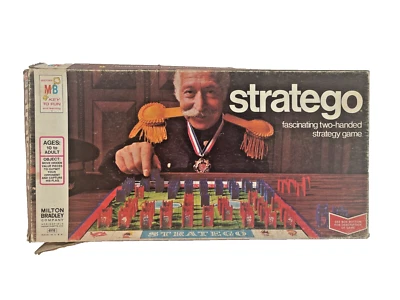 1970 Stratego 4916 Milton Bradley Flag Defend Fun Learning Complete Game Vintage - Image 1 of 4