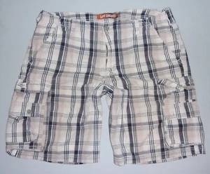 Herren Lee Latzhose kariert Cargo Shorts 37x10,5 - Bild 1 von 3