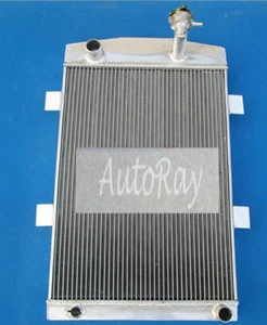 56mm Full Aluminum Radiator for Custom Chevy 350 V8 35-36 3Rows Manual 1935 1936 - Bild 1 von 6