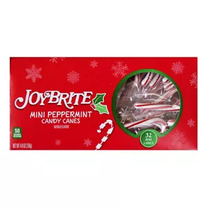 Joybrite - Mini Peppermint Candy Canes - 32 Count Box - 4.8 oz - New Sealed - Picture 1 of 1