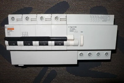 DISJONCTEUR DIFFERENTIEL TETRAPOLAIRE 80A 300mA COURBE C, MERLIN GERIN 80AMPERES - Photo 1/4