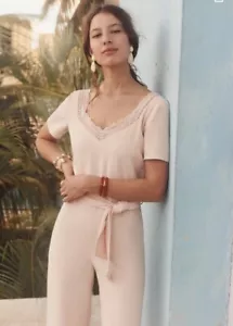 Sezane Louis Jumpsuit Nude Size 36 UK8 BNWT - Picture 1 of 9