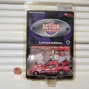 Action Racing 1/64 KENNY BERNSTEIN BUDWEISER 1988 BUICK Funny Car Nu in C9BblPak - Foto 1 di 5