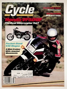 1984 July Cycle Motorcycle Magazine Honda VF500F Interceptor Magna V65 Sabre - Picture 1 of 6