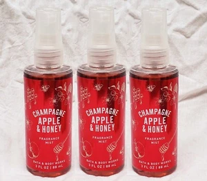 3 Bath & Body Works CHAMPAGNE MANZANA Y MIEL Mini Tamaño de Viaje Spray Corporal Bruma - Imagen 1 de 1