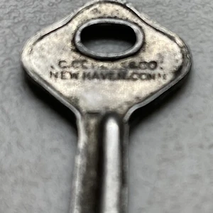 Vintage Steel Key #14 New Haven Con.  Almost 2” - Picture 1 of 8