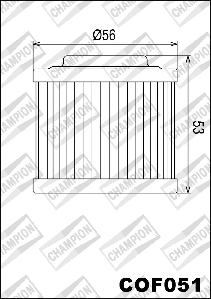 COF051 Ölfilter CHAMPION BMW G650 GS Sertão 650 2011 2012 2013 2014 Foto 1 de 1