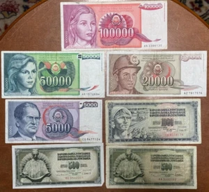 💵 Jugoslawien – Yugoslavia Banknoten – 17 Stück - Picture 1 of 4