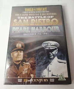 The Battle Of San Pietro Pearl Harbour December 7th 1941 DVD New Sealed B/W - Picture 1 of 2