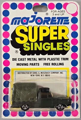 Vintage Majorette Super Singles Dodge D Pick-Up Army / #225 / Made in France - Image 1 of 4