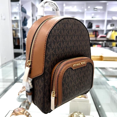 Michael Kors Jaycee XS Extra Pequeño Convertible Mochila Bolso Marrón Equipaje Foto 1 de 4