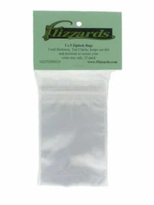 Ziptop 3x5 Clear Re-closeable Poly Bags, 2 mil 25 pack - Picture 1 of 2