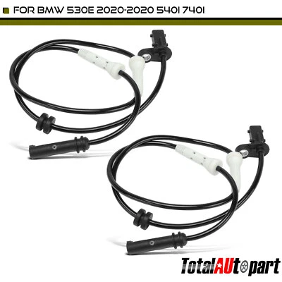 2Pcs ABS Wheel Speed Sensor for BMW 530e 2020-2020 540i Front Left & Right Side - Image 1 of 4