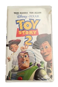 Toy Story 2 VHS VCR Tape Kids Movie Disney Pixar Clamshell - Picture 1 of 11