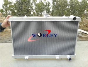 For Nissan Silvia S13 180sx CA18DET CA18 Turbo All aluminum radiator MT 52mm - Picture 1 of 4