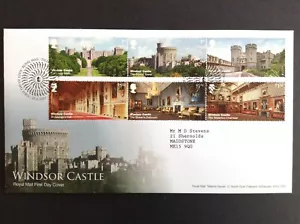 GB QEII 2017 Castello di Windsor Set su Indirizzo Digitato Copertina Primo Giorno Tallents House - Foto 1 di 1