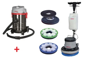 Sprintus Grundreinigungs-Set Einscheibenmaschine EM 17 R + Wassersauger ARTOS - Bild 1 von 9
