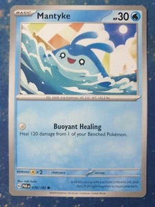 Pokemon TCG Mantyke 039/182 Paradox Rift - Picture 1 of 1