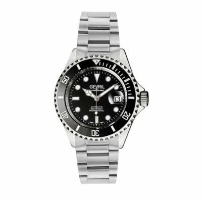 Gevril Men's 4850A Wall Street Swiss Automatic Ceramic Bezel Steel Date Watch - Image 1 of 4