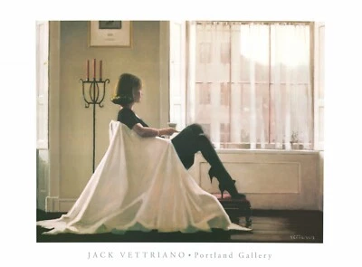 In Thoughts of You de Jack Vettriano - 36 X 47 pulgadas (litografía offset) Foto 1 de 4