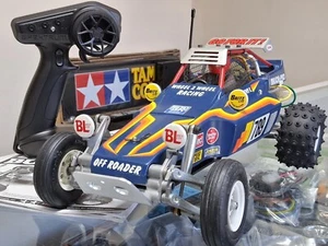 Tamiya 1/10 Fighting Buggy Re-release + ESC + Aluminum Parts Spektrum 2.4GHz RTR - Picture 1 of 22