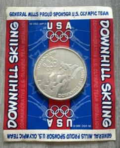 Olympics Nagano Vintage 1998 US Team Medallion Figure Skating GVC - Picture 1 of 2