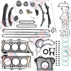 Engine Cylinder Head Gasket & Timing Chain Kit For Maserati Ghibli Levante 3.0T  - Picture 1 of 15