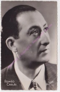 CPSM RPPC STAR Romeo Carles Photo Le Studio Edit O.P. 110 - Picture 1 of 1