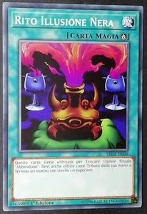 RITO ILLUSIONE NERA in Italiano (Black Illusion Ritual) LED2-IT006 Comune YUGIOH - Imagen 1 de 1