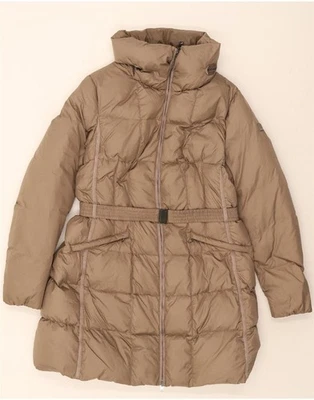 GEOX Womens Padded Coat UK 18 XL Brown Polyester IG15 - Image 1 of 4