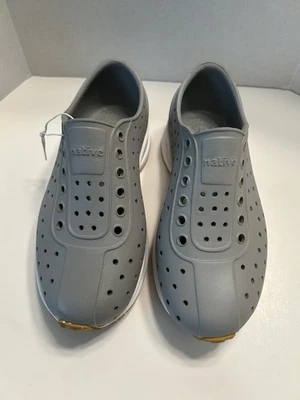 NATIVE KIDS GREY ROBBIE SUGARLITE SLIP ON UNISEX SHOES C12 NWOT OR BOX - Image 1 of 4