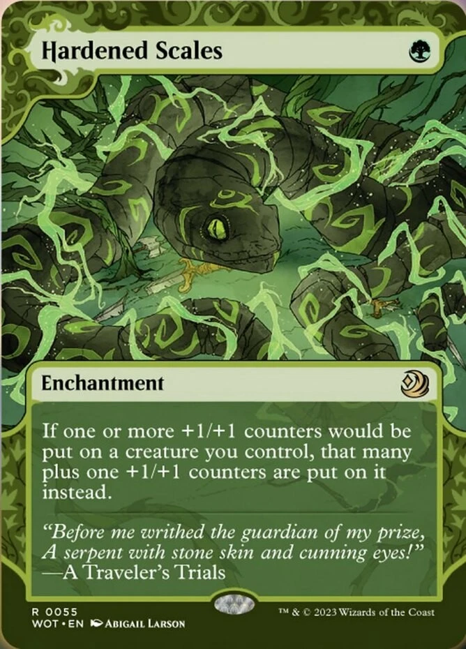 Near Mint x 1 Hardened Scales - Foil Wilds of Eldraine: Enchanting Tales - Image 1 of 1