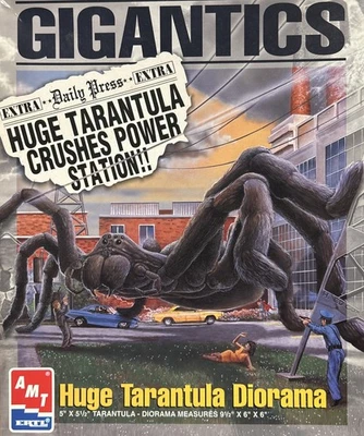 GIGANTICS HUGE TARANTULA AMT/ERTL 1996 年模型套件 8391 仅包装套件 - 无盒 — 第 1/3 张图片