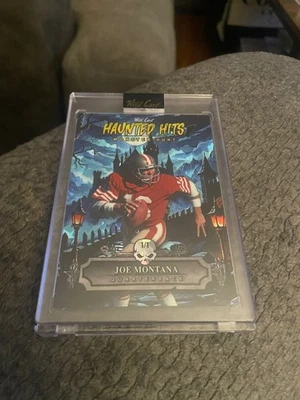 WILDCARD HAUNTED HITS SERIES 2025 HAUNTED HIT 1/1 JOE MONTANA Foto 1 de 2