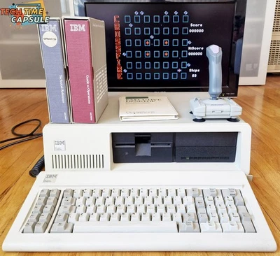 IBM 5150 PC Computer 448K, CGA Color, XT-IDE, Floppy, Superboard, Gameport FUNKTIONIERT - Bild 1 von 4