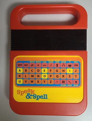 Juego de aprendizaje electrónico clásico Speak & N Spell Kahootz #09624 PROBADO Y FUNCIONANDO Foto 1 de 3