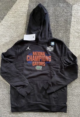 Boy’s Nike Florida Gators 2025 Basketball National Champions Black Hoodie Sz M - Image 1 of 4